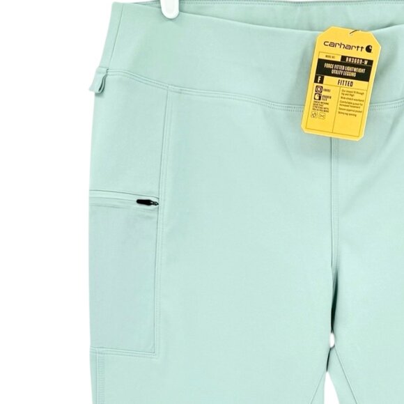 Carhartt Womens Force Fitted Lightweight Green Utility Legging Sz XL (16-18) NWT - Picture 5 of 12